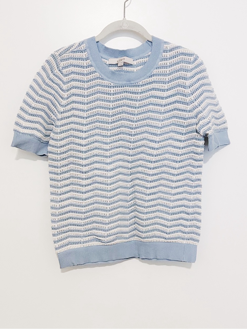 LOFT Zig Zag Sweater Tee